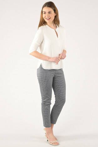 Frank Walder Blouse driekwart mouw