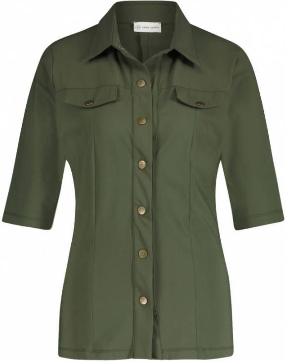 Jane Lushka Blouse Sina U7222185 Travel , Groen, Dames