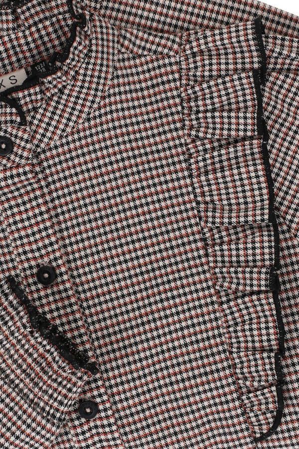 Looxs Revolution Blouse stretch ruit voor meisjes in de kleur