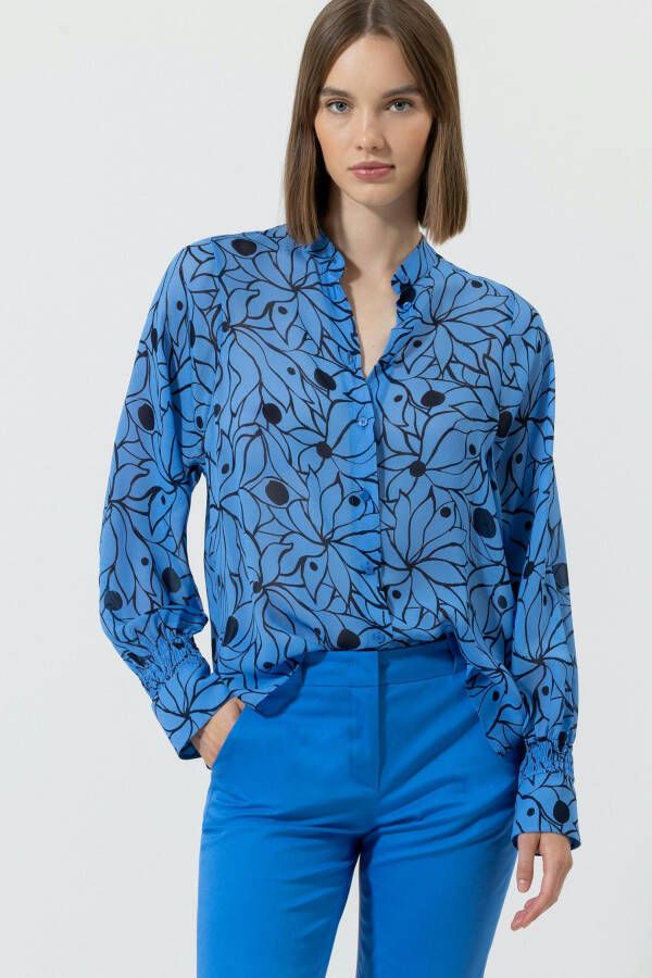 LUISA CERANO Longsleeve shirts Blauw Dames