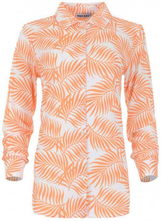 Maicazz Garb blouse Sp22.20.004 , Oranje, Dames