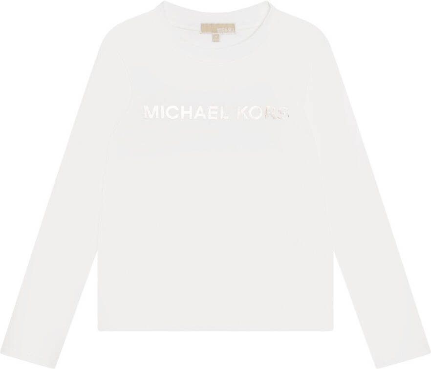 Michael Kors Longsleeve met metallic logoprint