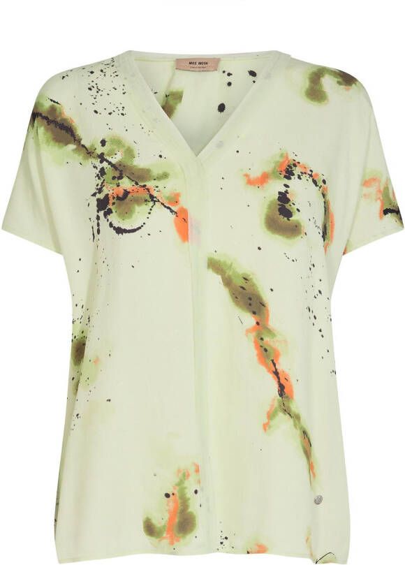 MOS MOSH Ariana Blury Twill Blouse 144473 , Beige, Dames