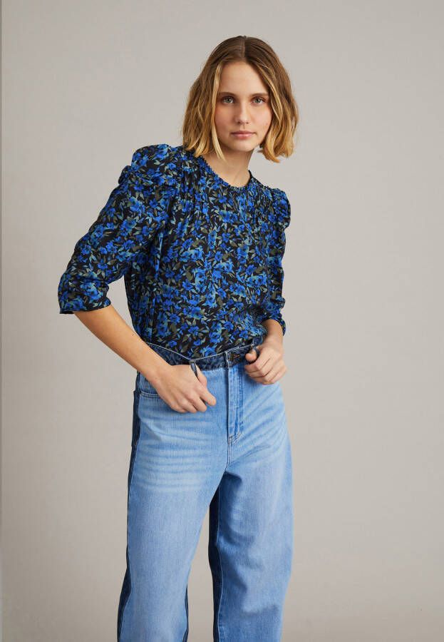 Munthe Alund Blouse 223 1024 22318 , Blauw, Dames