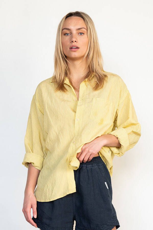 Penn & Ink S21w325 blouse stripe.