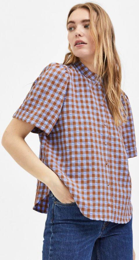 Selected Femme Overhemd geruit