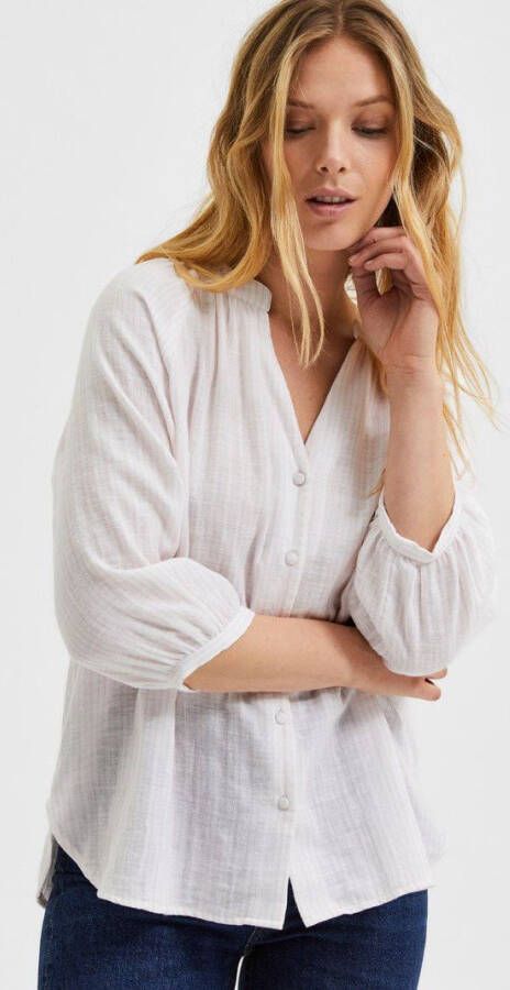 Selected Femme 3/4 mouwen Blouses Roze Dames