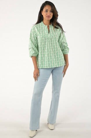 Smashed Lemon Blouse driekwart mouw