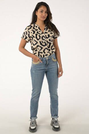 Smashed Lemon Blouse driekwart mouw