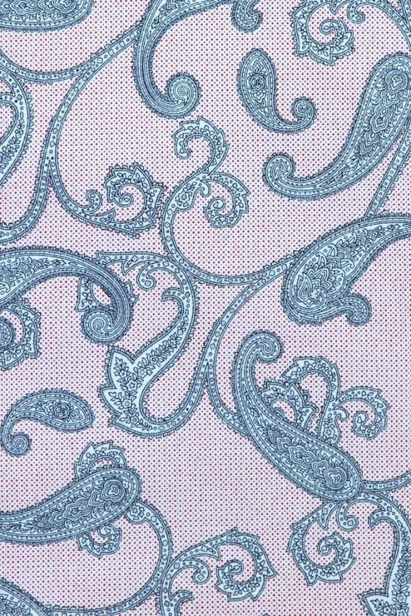 Overhemd Lange Mouw Tony Backer Italiaanse Overhemden Slim Fit Baroque Pattern -