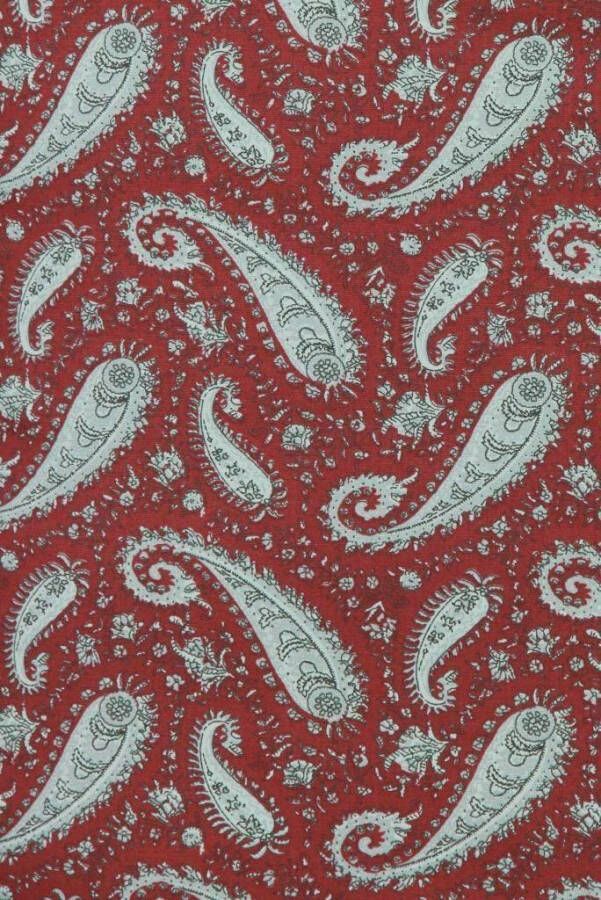Overhemd Lange Mouw Tony Backer Italiaanse Overhemden Slim Fit Flower Pattern -