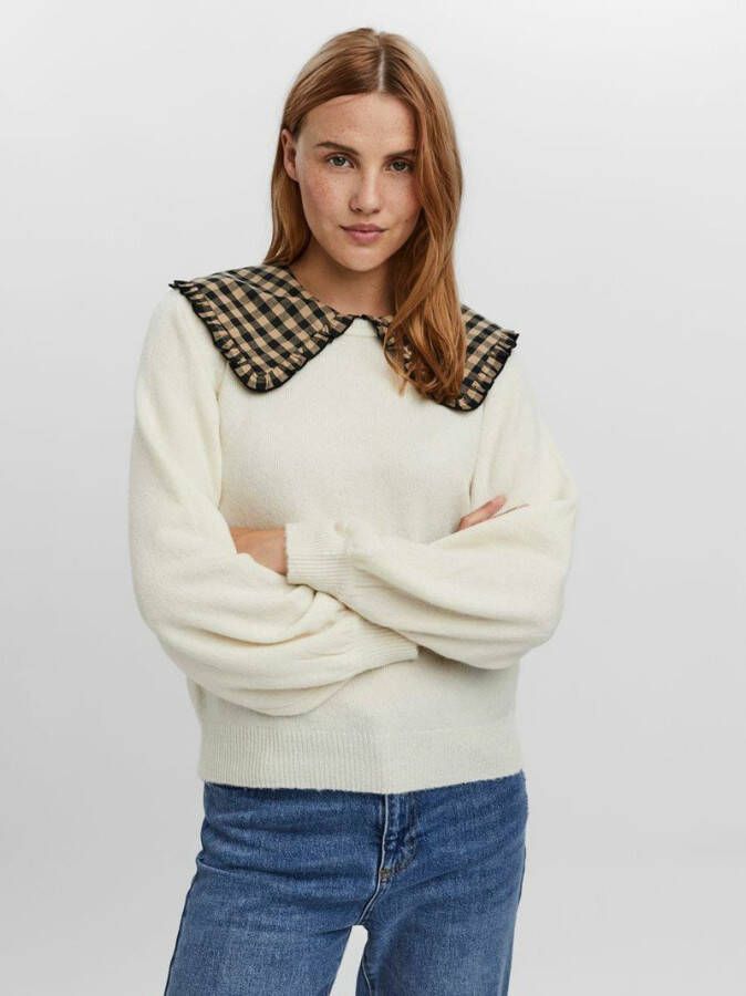 Vero Moda Blouse geruite kraag