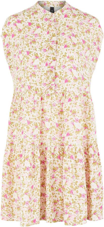 Y.A.S Ohara sl dress s. eggnog/ohara print