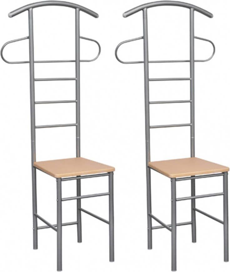 vidaXL Dressboy Valet(set van 2 )