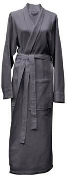 Wafel Badjas Kuitlengte HNL Bath dark gull grey (Antraciet, XL)