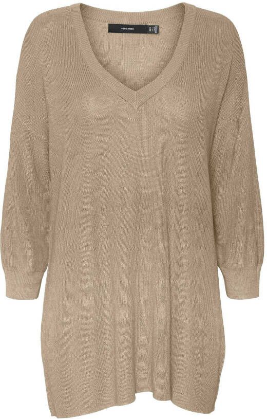 Vero moda Vmnewlexsun 3/4 Long V neck Blouse