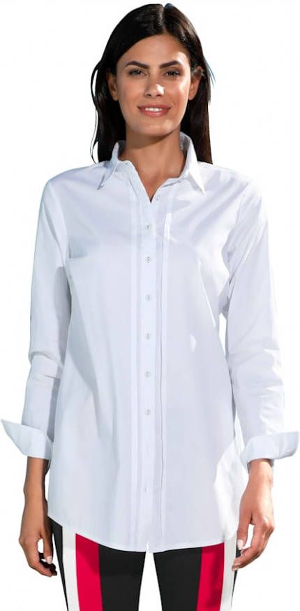 alba moda Blouse met biesjes voor Wit