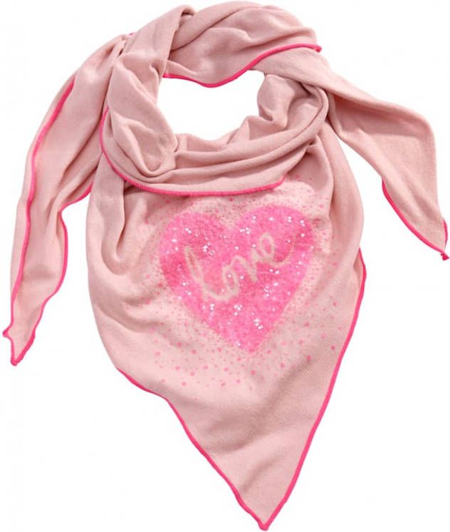 Angel of Style Sjaaltje met trendy print Roze/Pink